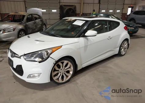 2013 Hyundai Veloster Base W/Gray z USA, uszkodzony, nr VIN KMHTC6AD1DU119582